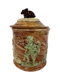 French Mochaware Tobacco Jar