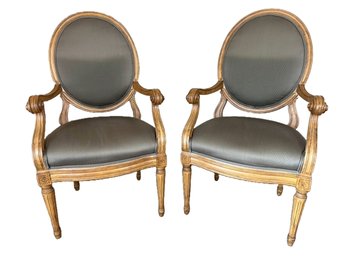 Pair Of Louis The XVI French Style Armchairs