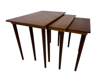 Danish Modern Set Of 3 Nesting Tables