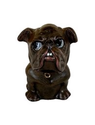 Cold Painted Bronze Figurine Of A Bulldog