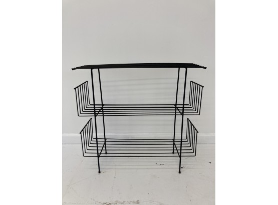 Mid Century Metal Wire Stand
