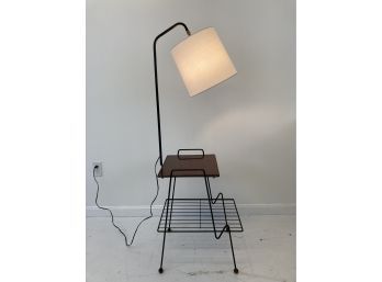 Mid Century Metal Wire Table Lamp Combo
