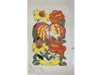 Cannon Terry Cloth Graphic Towel Peter Max Style