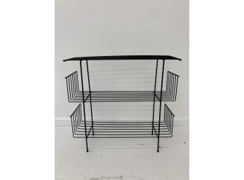 Mid Century Metal Wire Stand