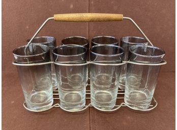 Dorothy Thorpe 9 Pc Cocktail Set With Caddy