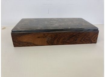 Hans Jensen Rosewood And Silverplate Box