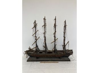 Vintage Boatari Wood And Plastic Ship Model (A)