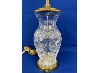 Vintage Waterford Crystal Glass Lamp
