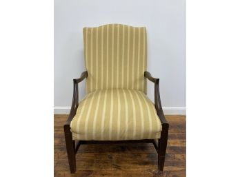 Antique Chippendale Style Mahogany Lolling Chair