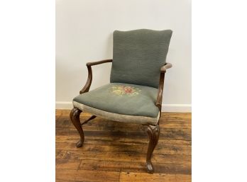 Antique Queen Anne Walnut Armchair
