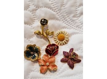 Joan Rivers Interchangeable Flower Pin