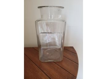 Large Old Glass Jar