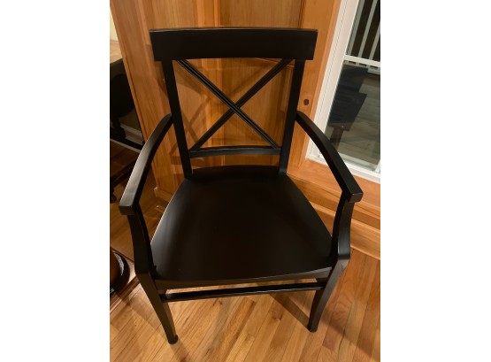 Set Of Two Black Pottery Barn Chairs