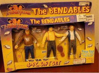 1996 The Bendables Three Stooges NIB