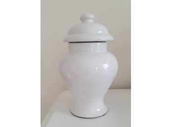 Pottery Barn 12' White Ginger Jar