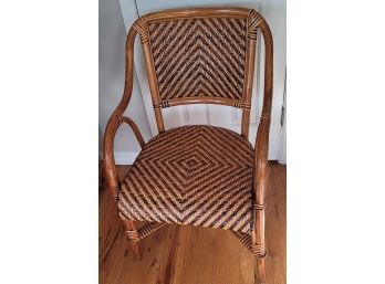 Gorgeous Vintage Geometric Pattern Chair