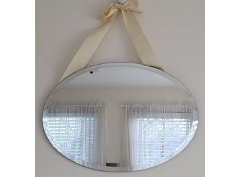 24' Oval Beveled Edge Hanging Mirror
