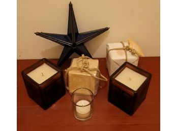 Savon De Marseille Soap, West Elm Candles & Glass Star
