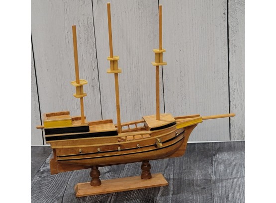 Wooden 3 Mast Ship- K