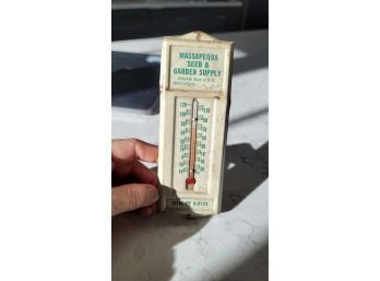 Early 20th Century Advertising Thermometer
