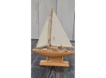 Wooden Sailboat- K