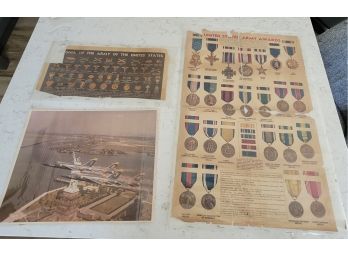 1943 Newspaper Articles - Military Medals & 1980s Blue Angels By Statue Of Liberty
