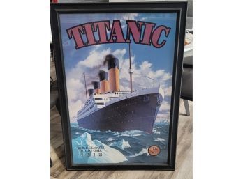 Large Framed Titanic Poster - K