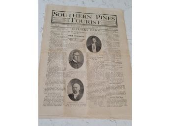 2 - 1905 Copies Of The Southern Pines Paper NC