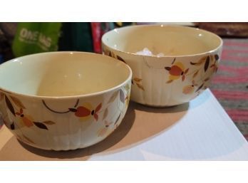 Collectible Hall Pottery Mixing Bowls