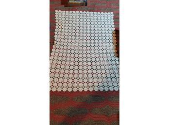 Tablecloth  Hand Crocheted - 65 X 48