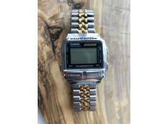 Casio Databank Vintage Mens Watch WILL SHIP!