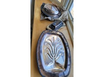 Silverplate Serving Pieces Lot #6
