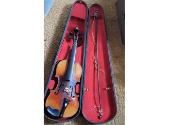 Antique Conservatory Violin - Has Stradavarius Marked Inside Violin