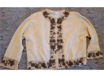 Oriental Hong Kong Beaded Sweater