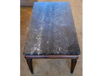 Marble Topped Coffee Table - 41 X 22
