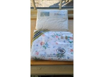 NOS Flat & Fitted Full Sheets - Mismatched