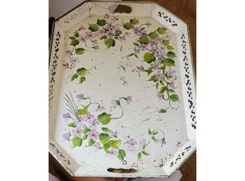Painted Toleware Tray