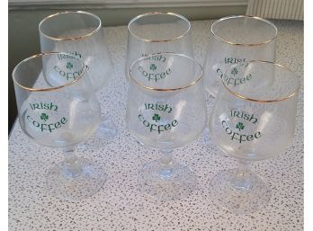 Set Of 6 Irish Coffee Glasses