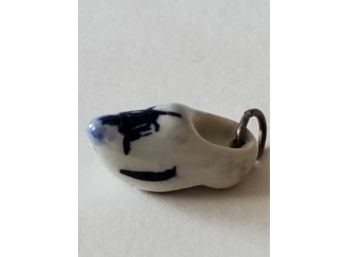 Tiny Porcelain Delft Charm