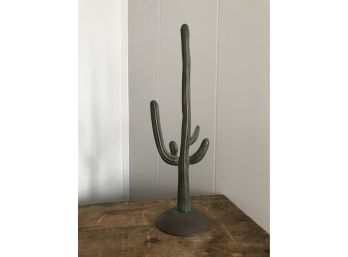 Decorative Metal Cactus (jewelry Stand ?)