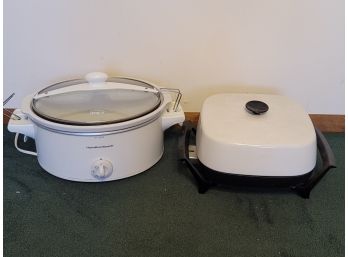 Electric Fry Pan & Slow Cooker