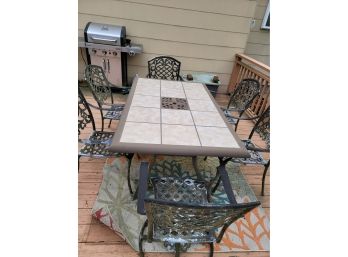 65 X 40 Patio Table & Chairs