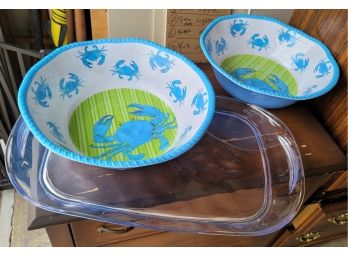 Outdoor Large Bowls & Platter