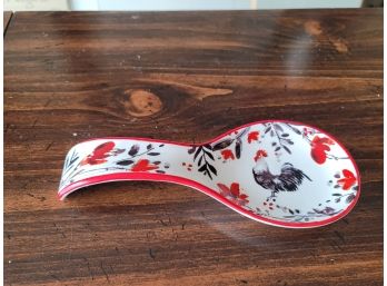 Red Rooster Spoon Rest