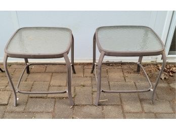 2 Outdoor End Tables