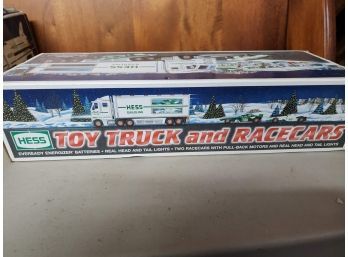 2003 Hess Toy Truck And Race Cars
