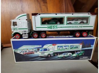 1997 Hess Truck And Helicopter With Box
