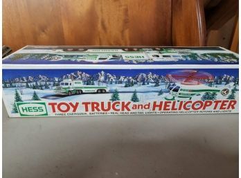 1995 Hess Truck And Helicopter With Box