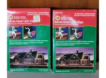 2 Sealed Boxes Of Gutter/shingle Clips