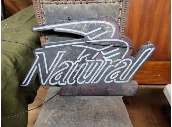 Natural Light Sign Missing Part Of The Cord